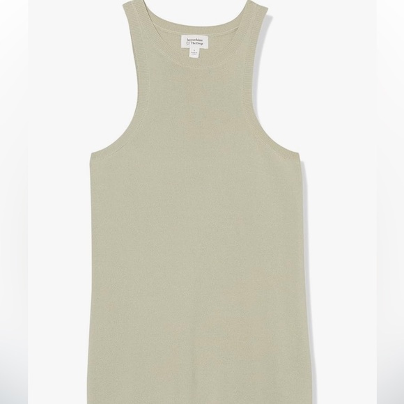 The Drop Women's Gina Fitted Sleeveless High-Neck Cut-In Sweater Tank - Picture 6 of 6
